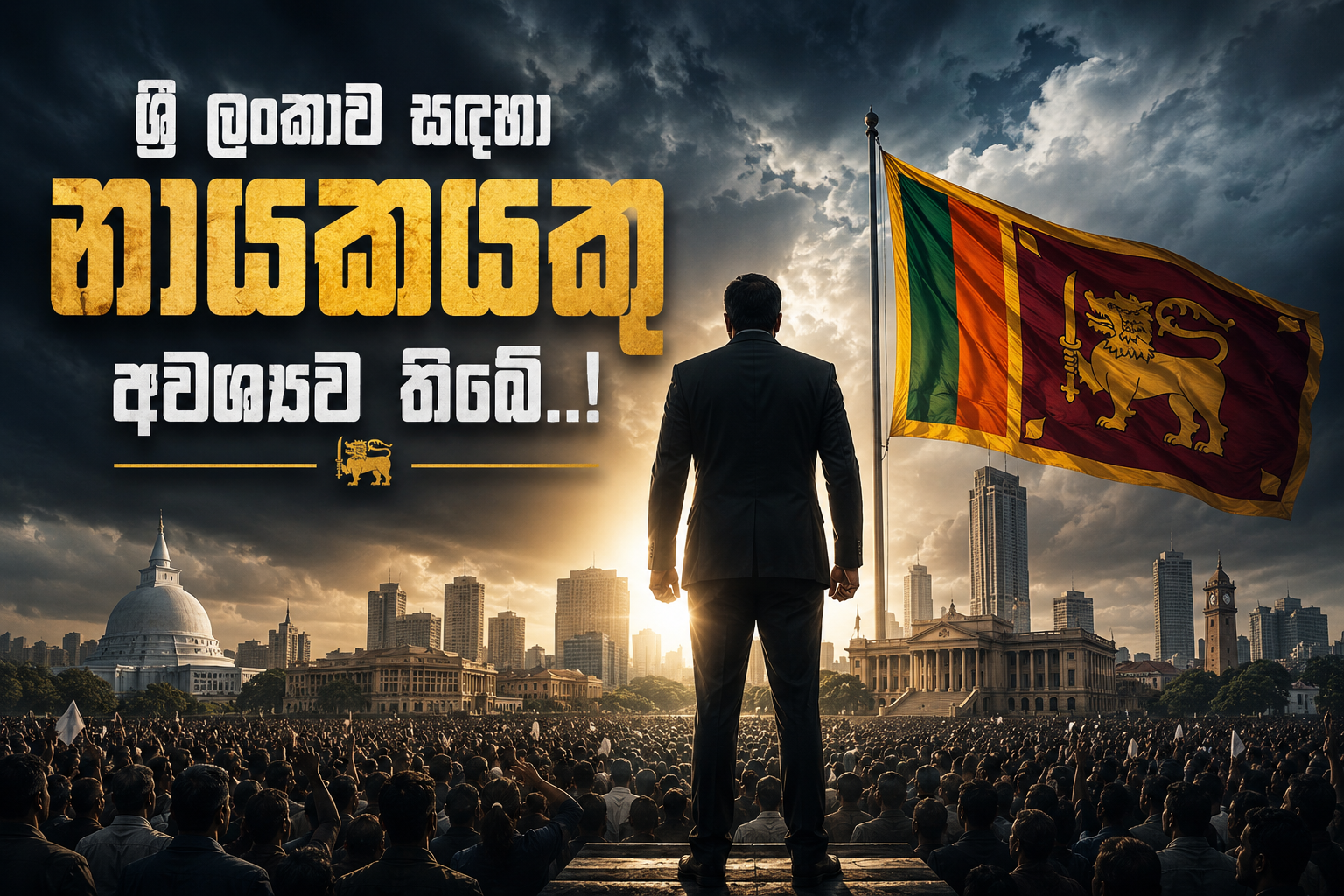 ශ්‍රී ලංකාව සඳහා නායකයකු අවශ්‍යව තිබේ..!